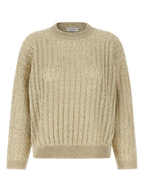 Dazzling Cable Sweater BRUNELLO CUCINELLI | MCO559710C8925